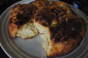 BURNED BISCUIT ON PLATE